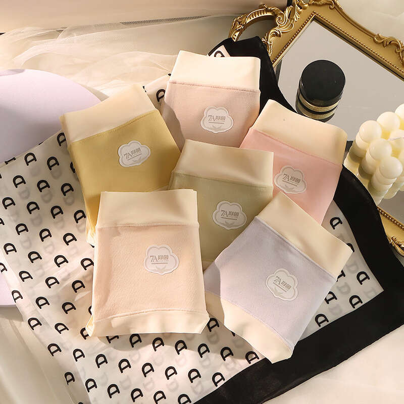 7A Antibacterial Crotch~50 Thread Cotton Polylactic Acid Extended Bottom Women's Underwear, Comfortable and Traceless Underwear for Women Lingeri