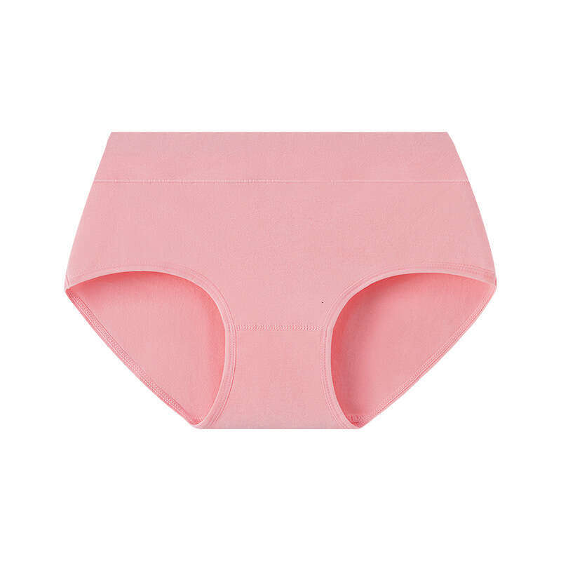 Solid Color Mid Waist Plus Size Underwear, Pure Cotton Comfortable Women's Underwear Calzoncillos Underwear Women Lingerie Underwears Woman Calec