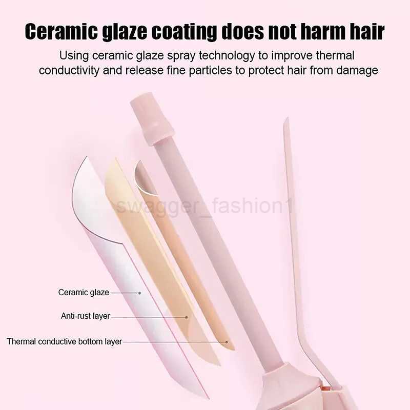 Ultra-fine 9mm Bubble Wool Curly Hair Curling Iron Small Eletric Hair Curler Short Hair Fluffy Bangs Curling wand for Men WomenB240719