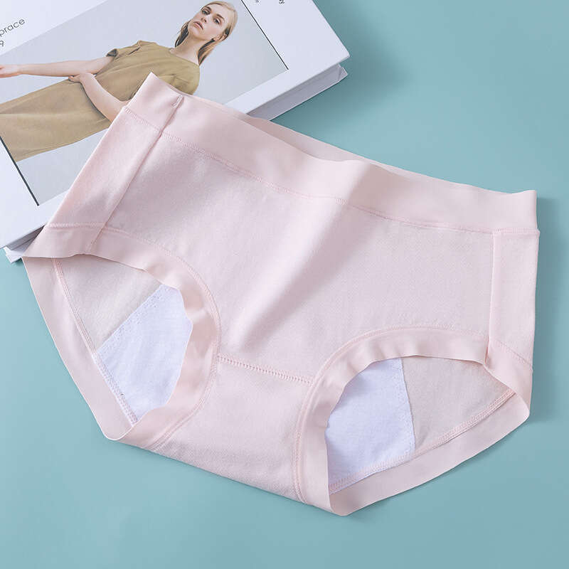 Seamless Pure Cotton Physiological Simple Close Fitting, Anti Leakage Menstrual Pants, Comfortable and Leak Proof Women's Underwear During Menstr