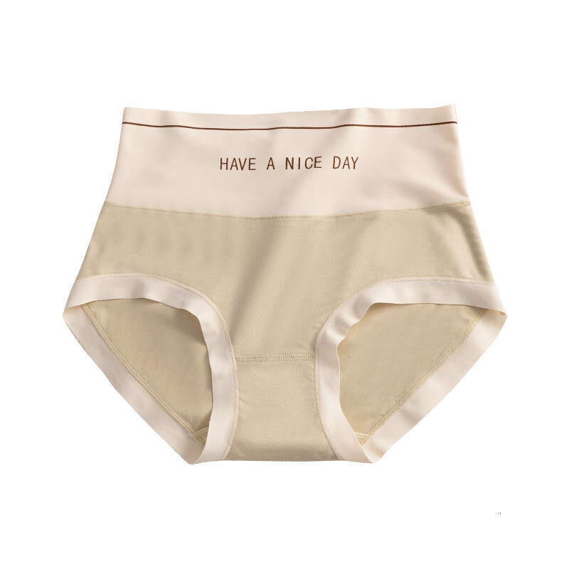 Hip Waist Hugging Waisted Breathable Seamless Women, High Elasticity and Fashionable Mulberry Silk Crotch Underwear for Women Calecon Underwears Woman