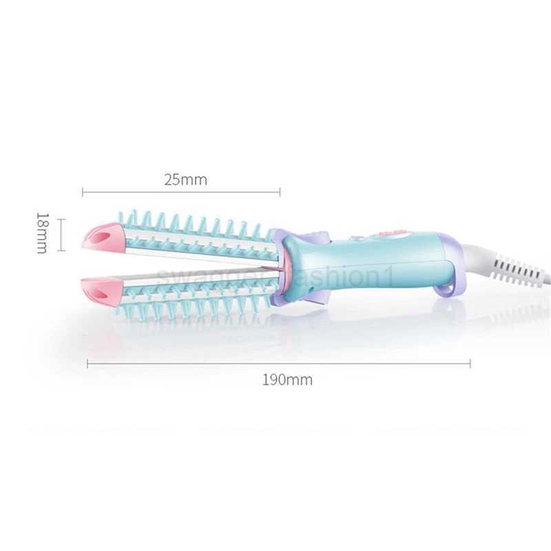 Electric Hair Curler Cute Hair Styling Appliances Curling Irons Dryers Travel Hair Straightener Ceramic Ionic Curler Hot BrushB240719