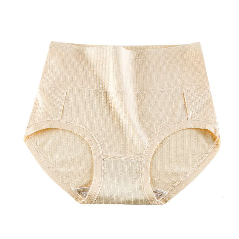 Graphene Antibacterial High Waisted Underwear with Abdominal Closure, Seamless Underwear, Cotton Comfortable Women's Triangle Pants Calzoncillos 