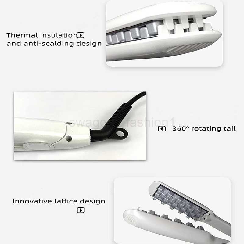 3D Grid Hair Crimper Iron Volumizer Ceramic Professional Hair Fluffy Corrugated Curler Flat Iron Corn Hair SplintB240719B240720