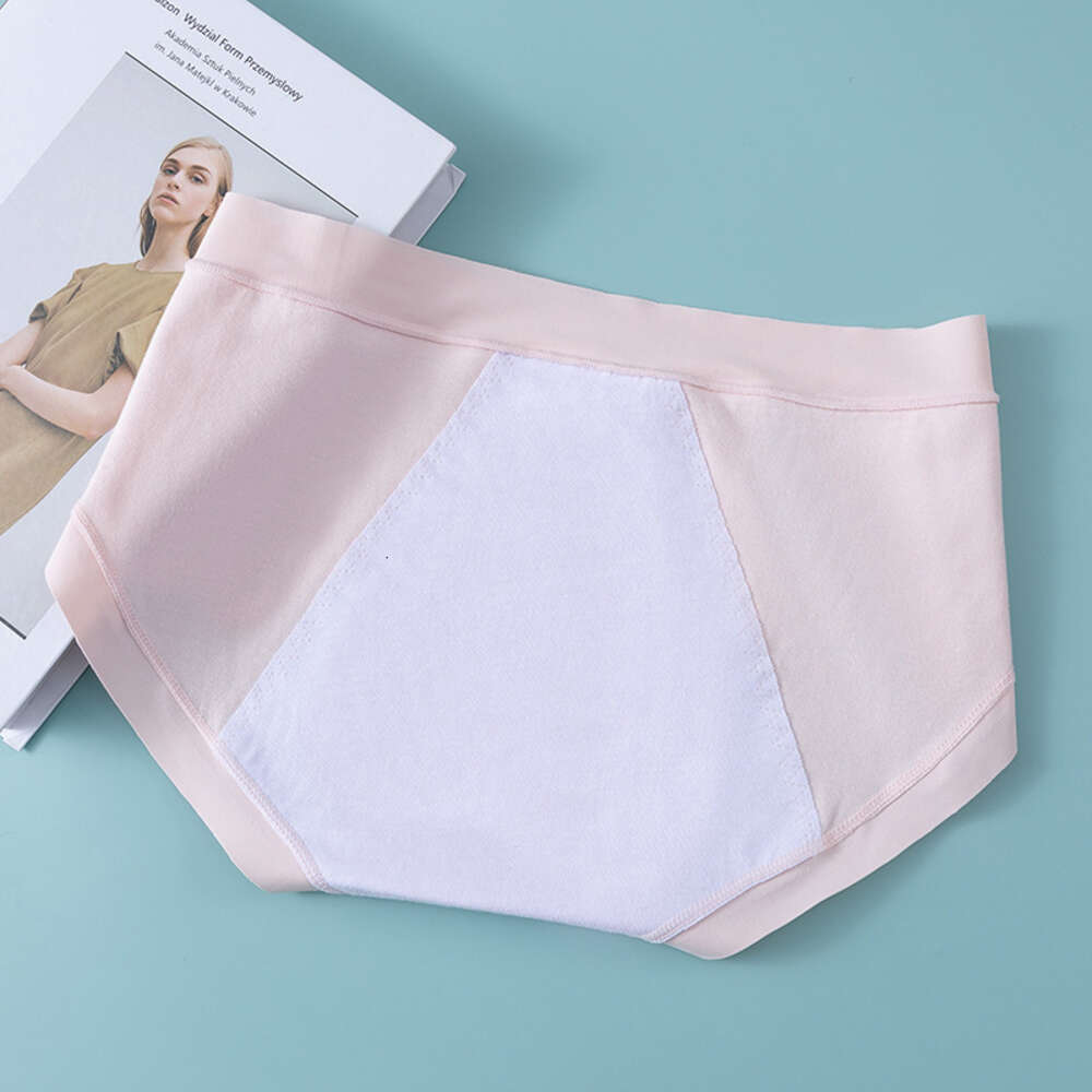 Seamless Pure Cotton Physiological Simple Close Fitting, Anti Leakage Menstrual Pants, Comfortable and Leak Proof Women's Underwear During Menstr
