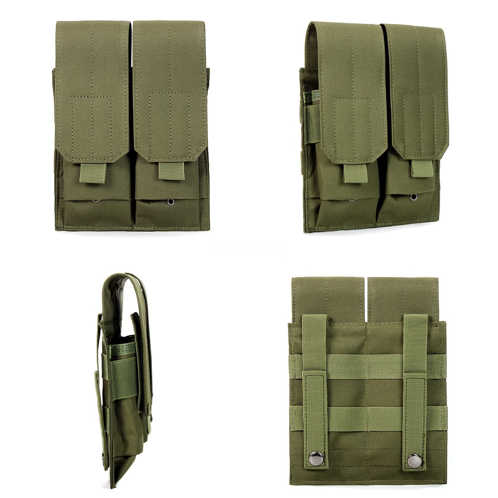 Tactical multi link quadruple link magazine bag two link triple link storage bag walkie talkie bag field Molle accessory bag