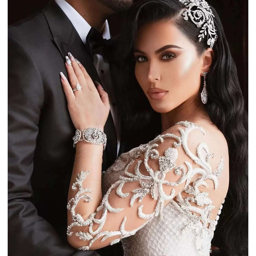 White Lace Mermaid Wedding Dresses Tulle Sleeve Sweetheart Bridal Gowns Long Africa Women Appliques Vestido de Novia
