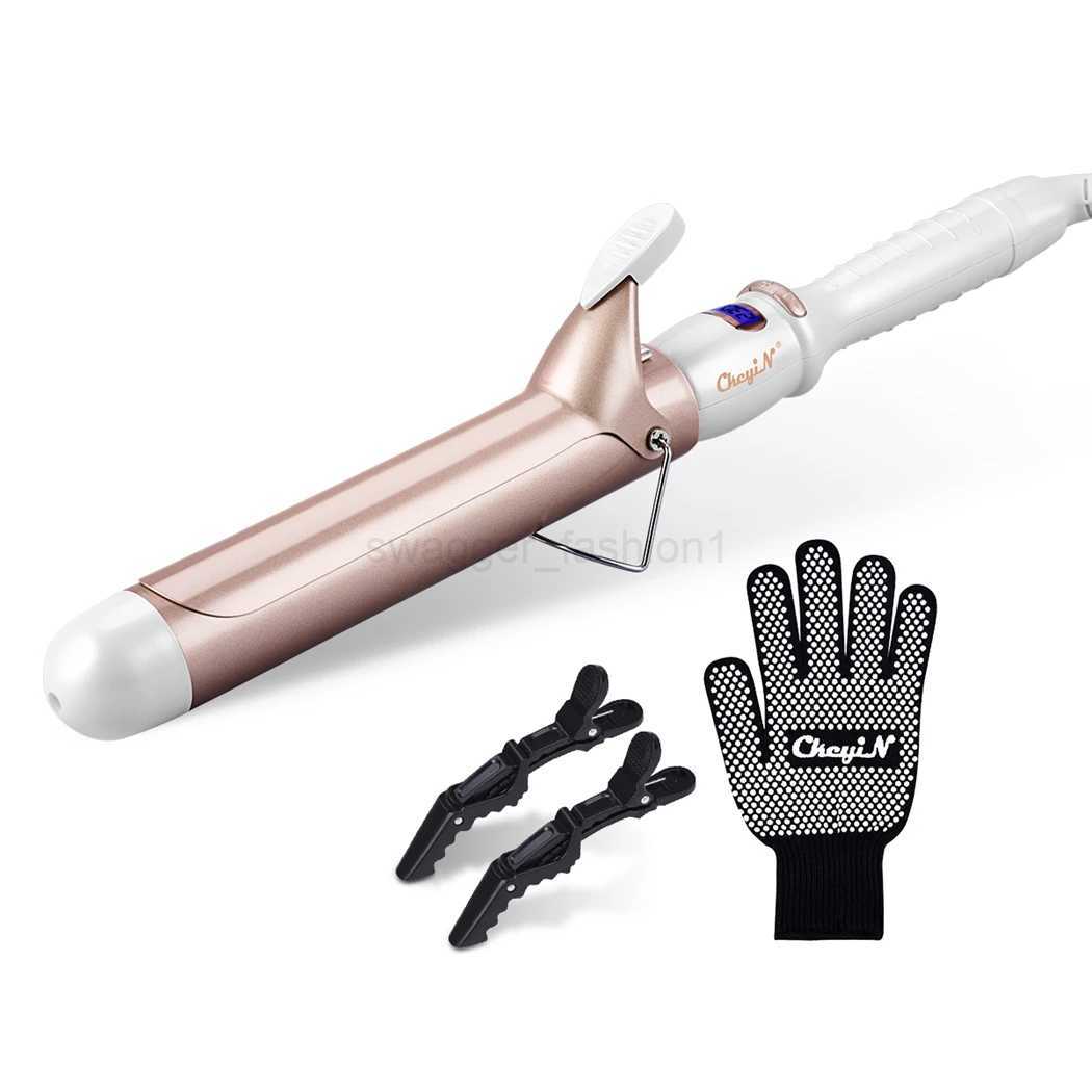 CkeyiN 32mm 38mm Electric Hair Curler for Women Professional Ceramic Curling Iron Adjustable Temperature Hair Styling ToolBc240719