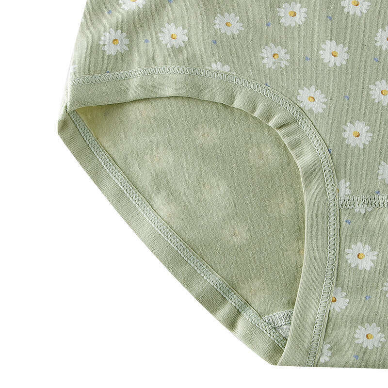 Waist Up High Waisted Made of Pure Cotton Women Rural Prints, Women's Underwear with and Fresh Features for Girls Women Underwear Underwears Woma
