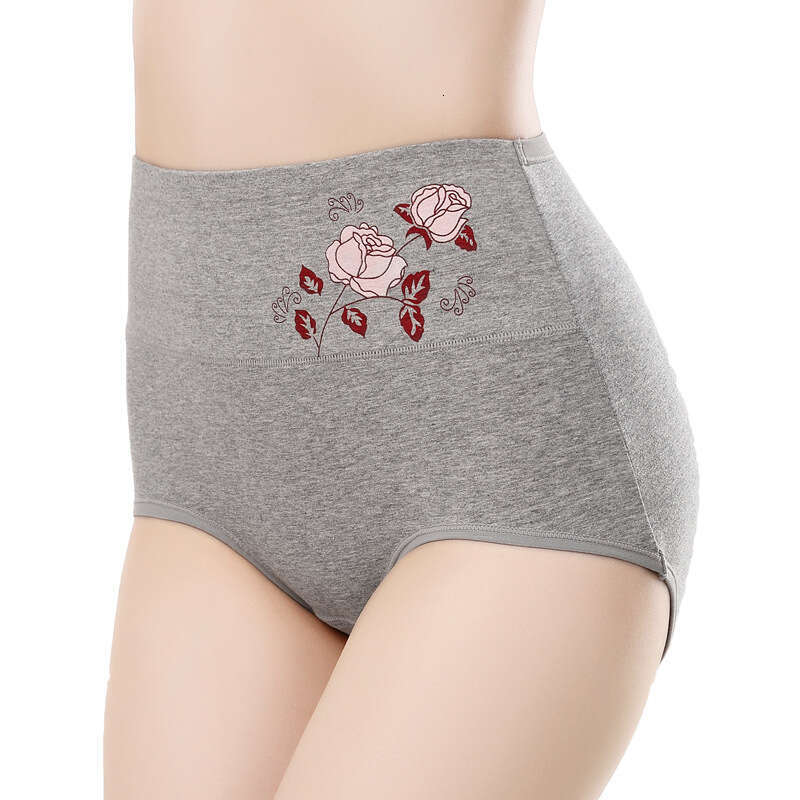 Pure Cotton Triangle Pants, Printed Underwear, Postpartum High Waisted Abdominal Underwear for Women Women Underwear Calzoncillos Calecon Underwear Wo