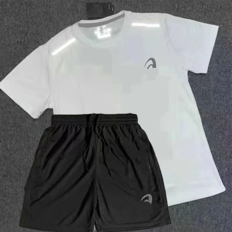 Mens Set Summer tshirt Shorts 2-in-1 Designer tracksuit Quick Dry Jersey Sweatpants Long Short Cool Breathable Fluorescent Running Suit 4XL 551