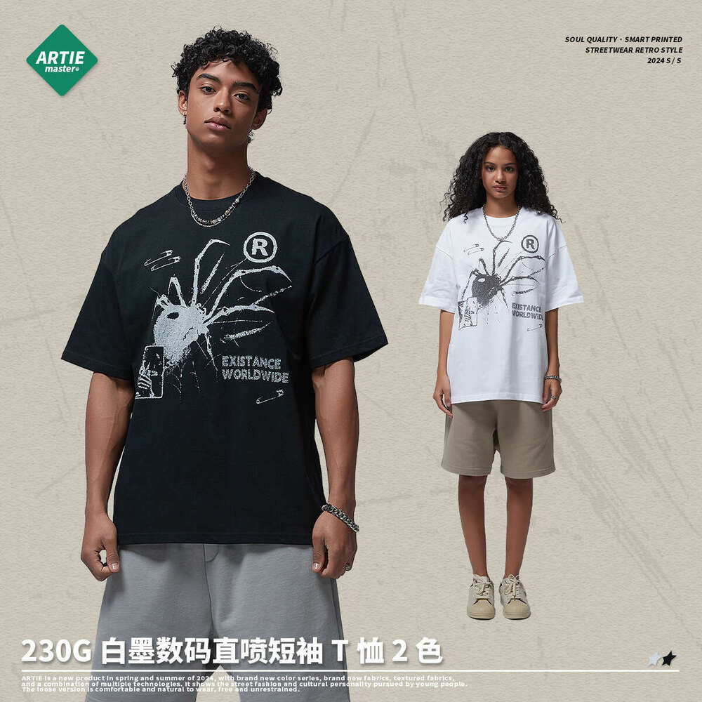 Fashion Half Sleeve Hip Hop Harajuku Print Vintage Summer Printing Short Sleeve Women Short Plaid Chiffon Man Woman Tees Tops Stretch Casual Undershir