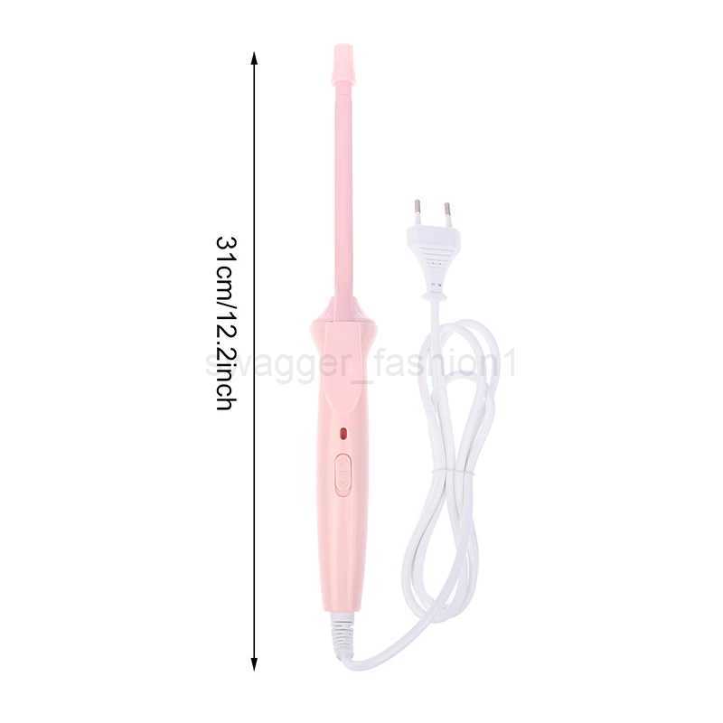 Ultra-fine 9mm Bubble Wool Curly Hair Curling Iron Small Eletric Hair Curler Short Hair Fluffy Bangs Curling wand for Men WomenB240719