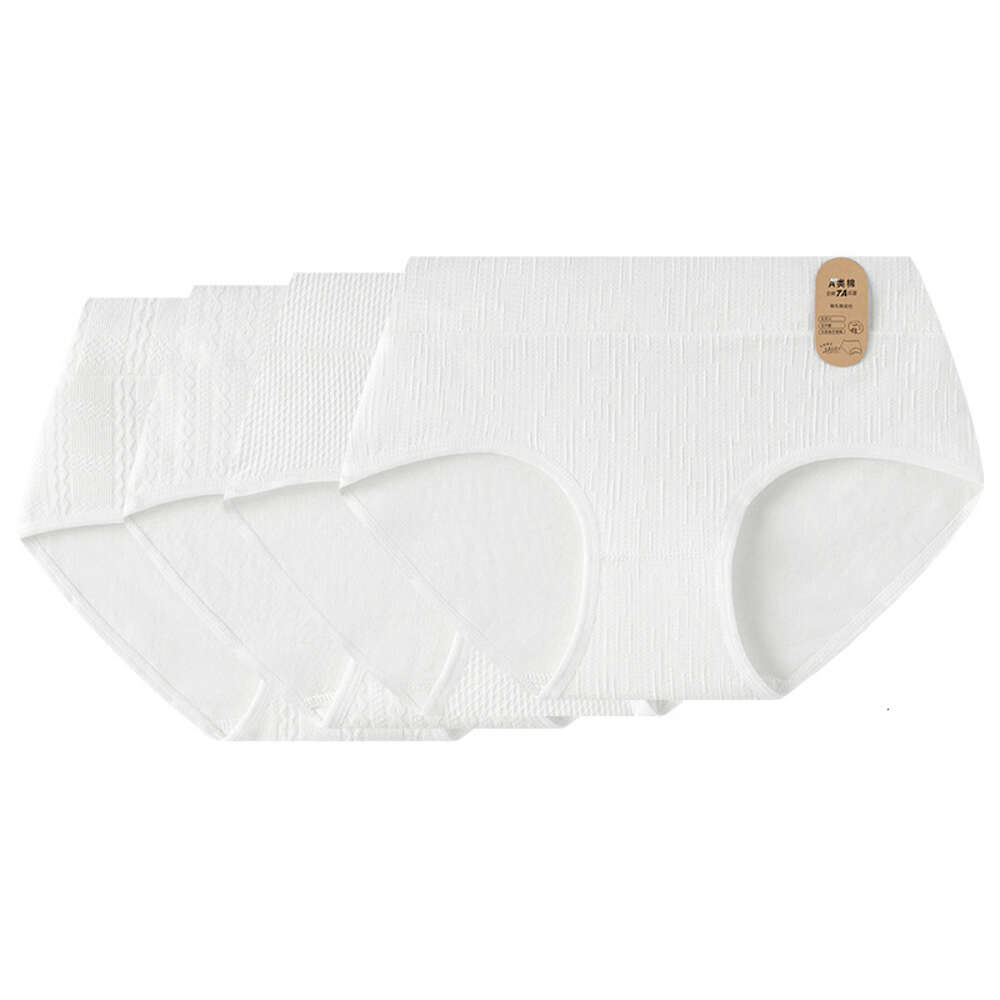 A-class Baby Cotton 0 Fluorescent Dyeing 7A Polylactic Acid Antibacterial White Women's Underwear Calecon Lingerie Underwear Women Underwears Wom