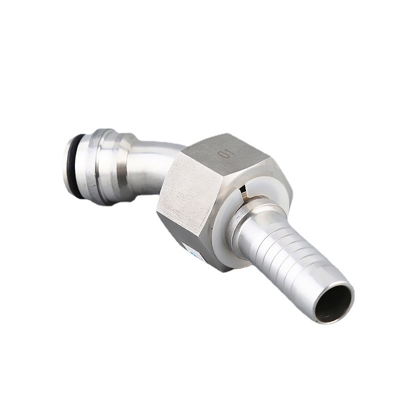 Manufacturer supplies stainless steel hose fittings, compression type fittings, metric internal thread explosion-proof hose fittings
