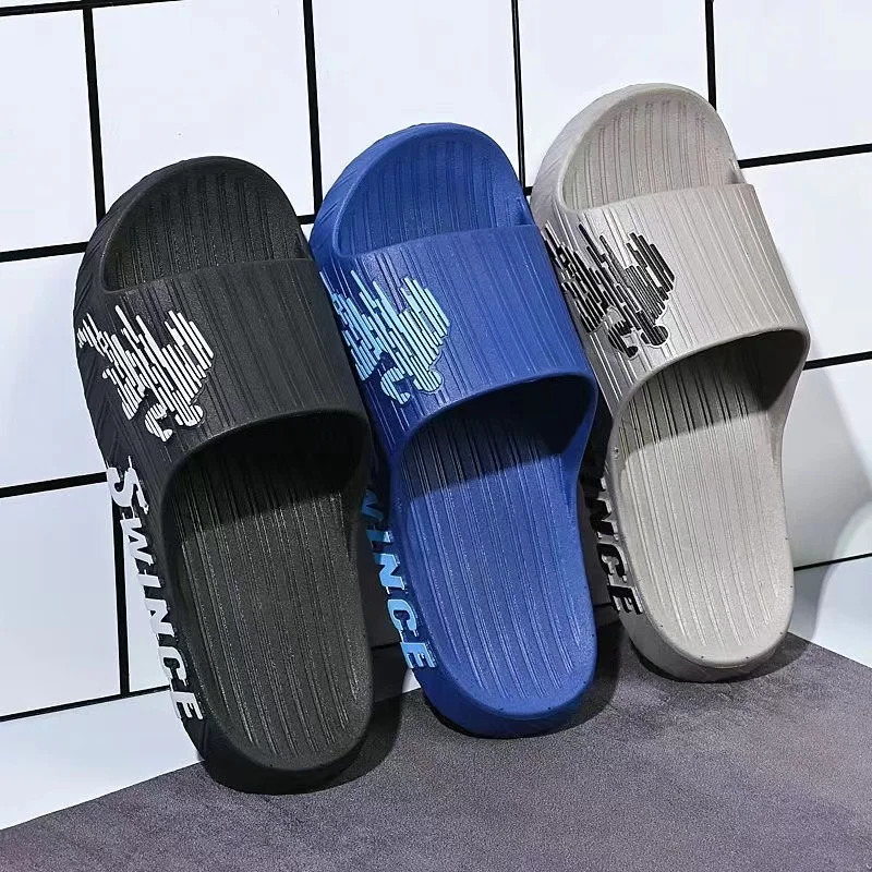 Mens Slippers Fashion Soft Sole Anti-slip Anti-odor PVC Slippers Casual Outdoor thick sole Slippers Bathroom Couple Slipper 240713