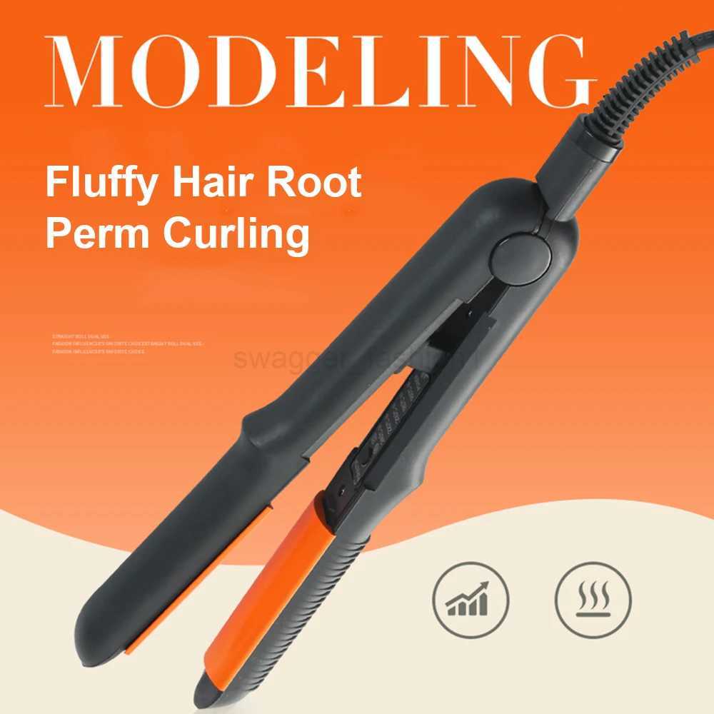 Professional Hair Straightener U-shaped Fluffy Hair Root Perm Curling Ceramic Hair Curler with 5-speed Temperature AdjustmentB240719