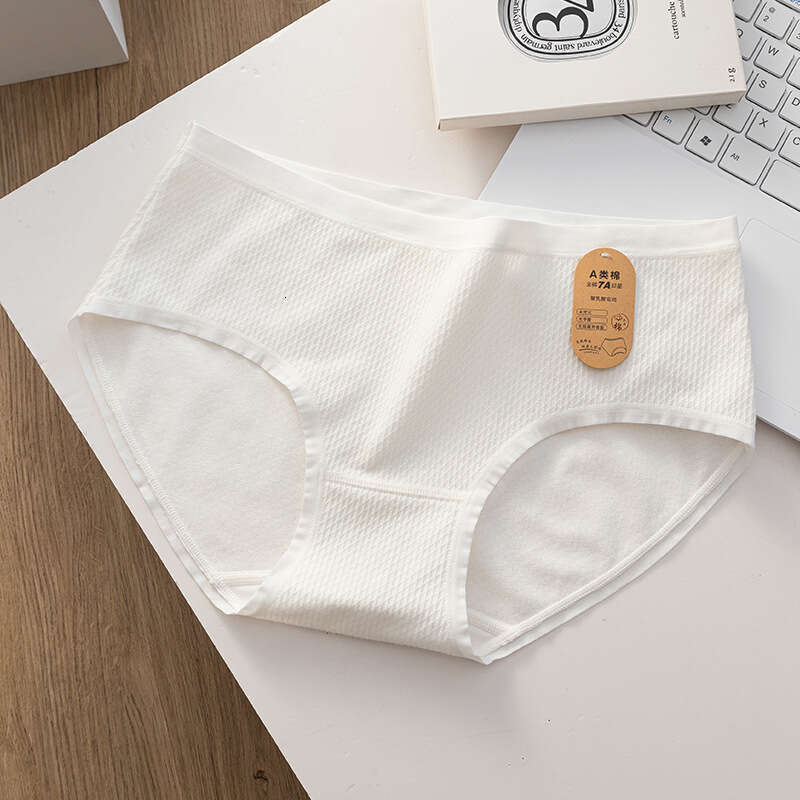 A-class Baby Fluorescent 0 Dyed 7A Polylactic Acid Antibacterial Raw Cotton Women's Underwear Lingerie Calzoncillos Panties Calecon Women Underwe
