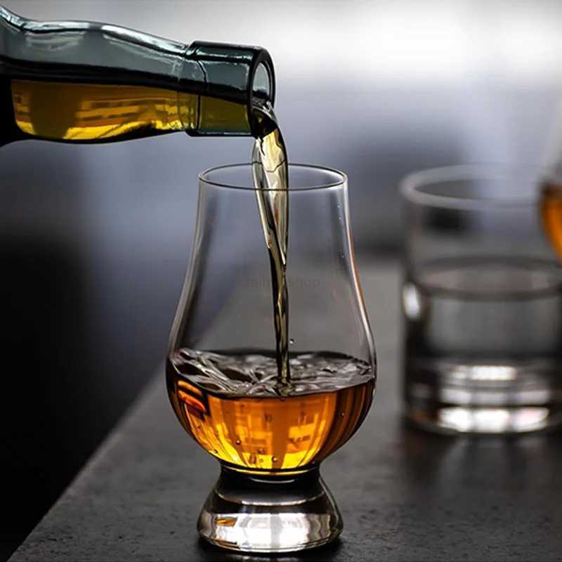 6/4 pcs Crystal Whiskey Barware Wine Glasses Set Glass Mugs for Liquor Scotch Bourbon Drink Drinking Smelling Glass Cup SetB240719