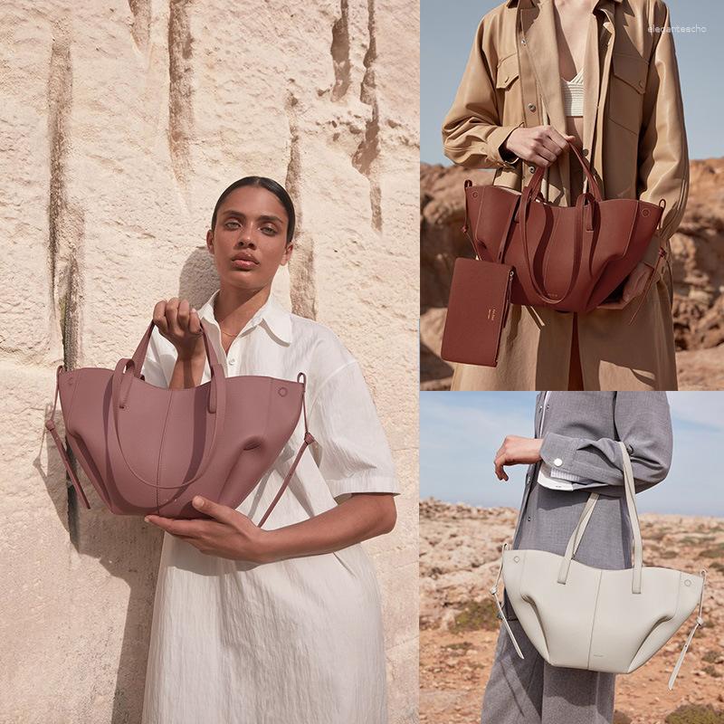 Bag French Cross-border Niche Brand Pol Tote Cyme Large Capacity Shopping Genuine Leather Shoulder Women's b3b4 4