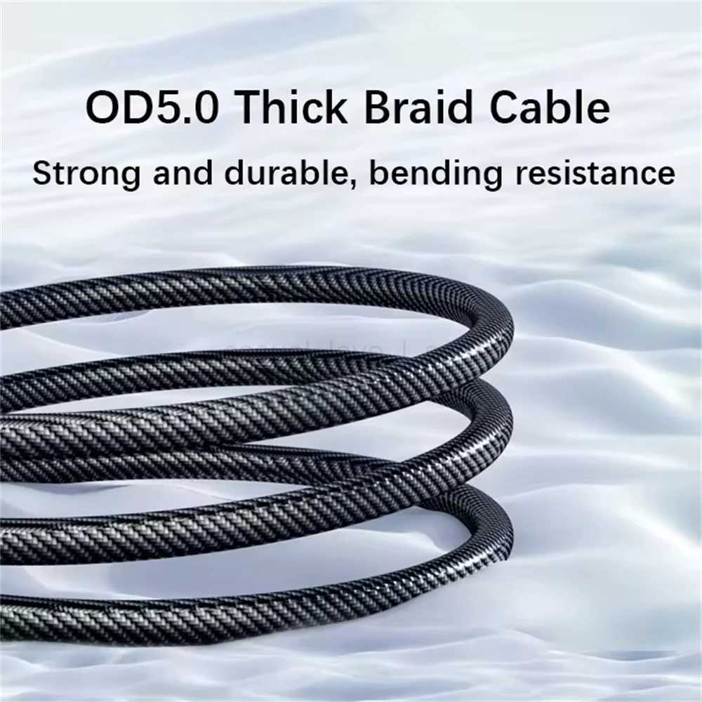 NNBILI 120W Type C to Type C Cable Phone Super Fast Charging Cable With LED Display USB To Type-C Data Cord For SamsungCL240719