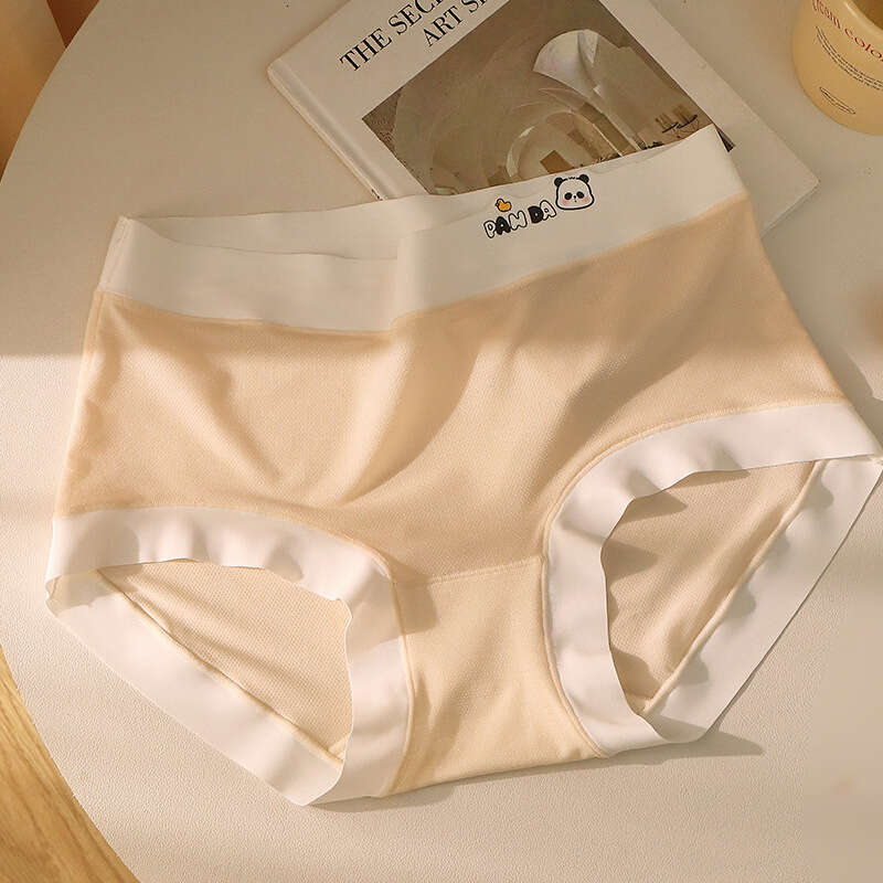 7A Antibacterial Mesh Ice Seamless Mulberry Silk Crotch Summer Naked Feeling Clear Women's Quick Drying Underwear Women Underwear Underwears Woma