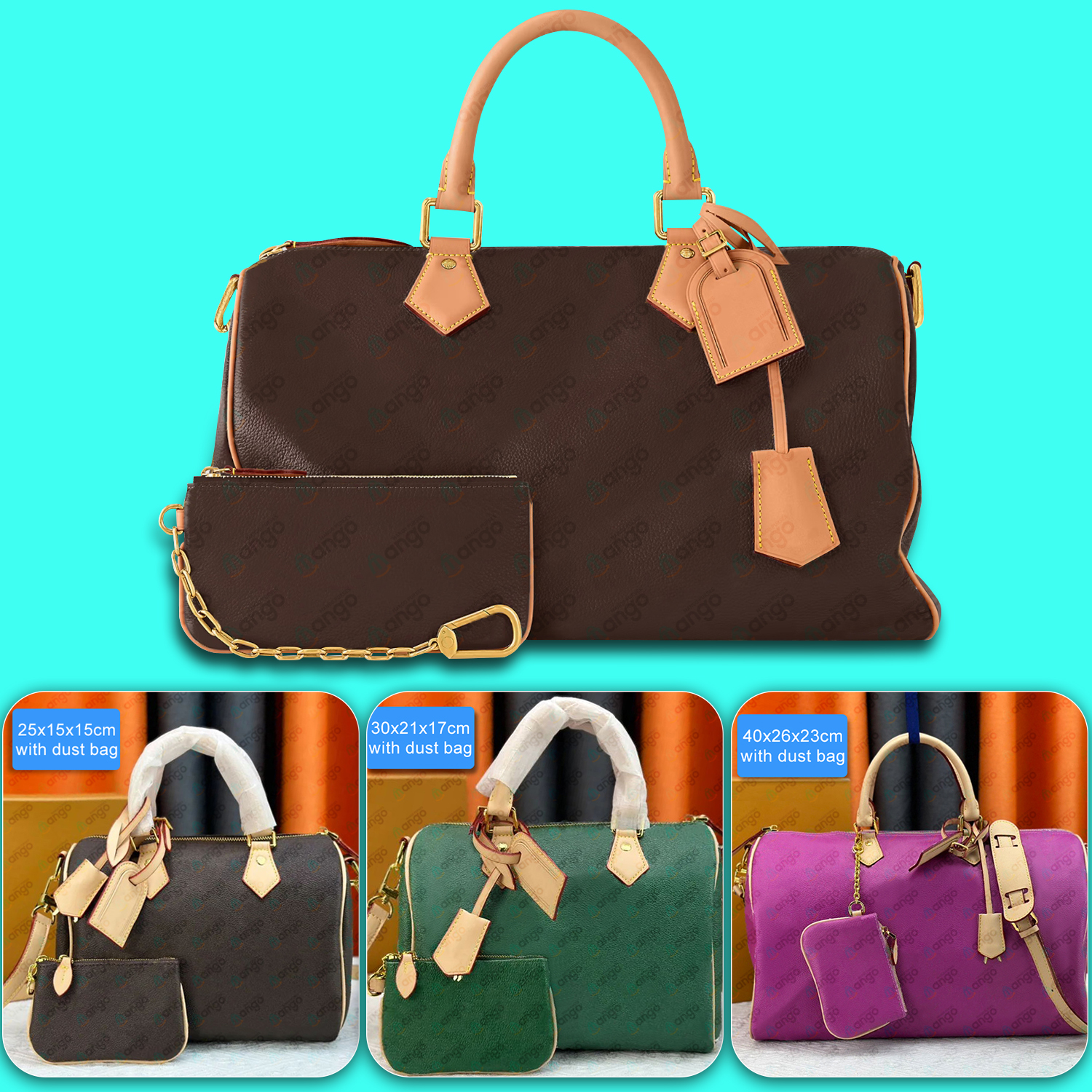 Designer Duffle bag Classic Travel tote bag men leather Large capacity handbag purse shoulder Bags womens large capacity travel bag 25CM 30CM 40CM