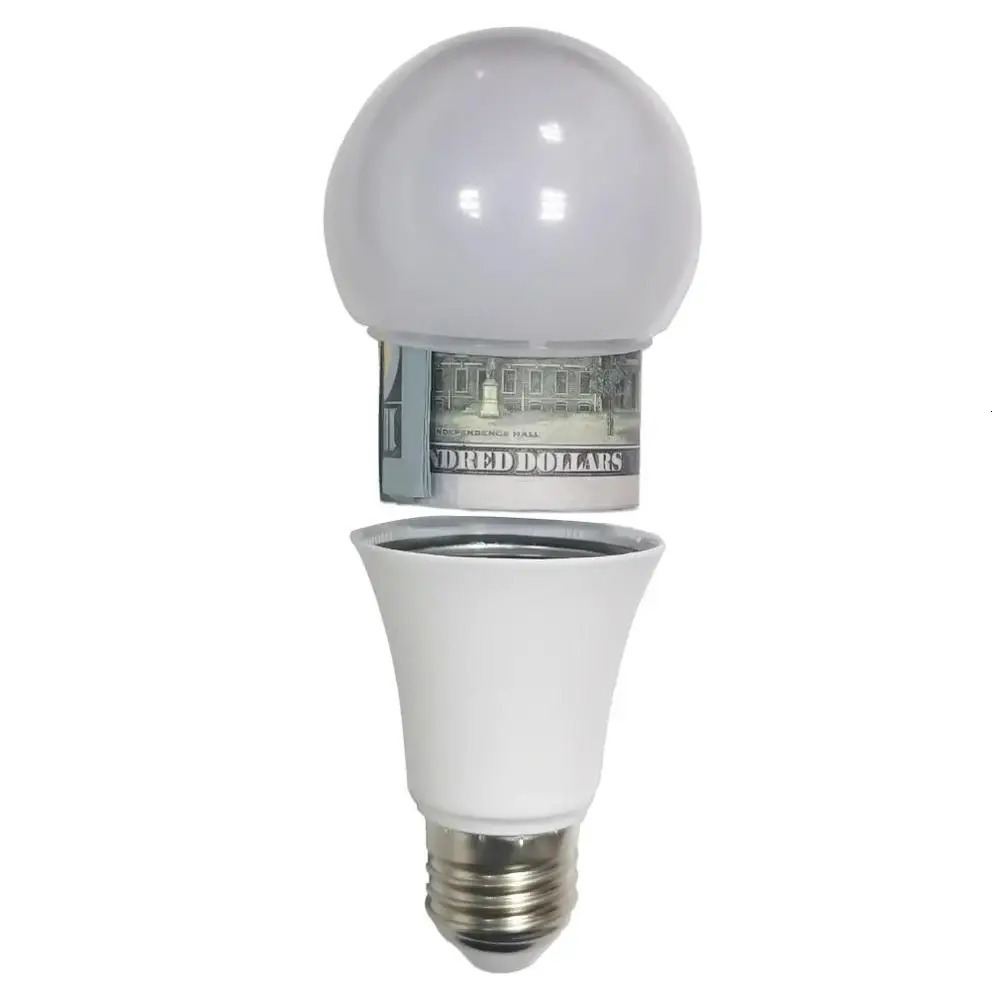 Sight Secret Light Bulb Home Diversion Stash Can Hiding Private Money Box Secret Hidden Storage Bulb Compartment Safe Container 240719
