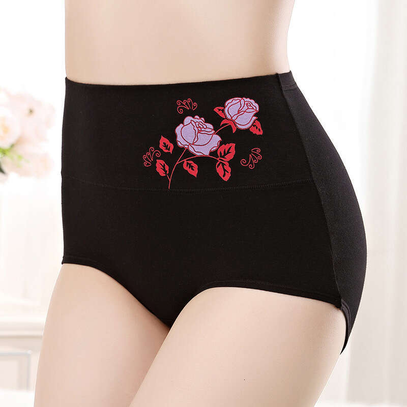 Pure Cotton Triangle Pants, Printed Underwear, Postpartum High Waisted Abdominal Underwear for Women Women Underwear Panties Lingerie Underwear Women 
