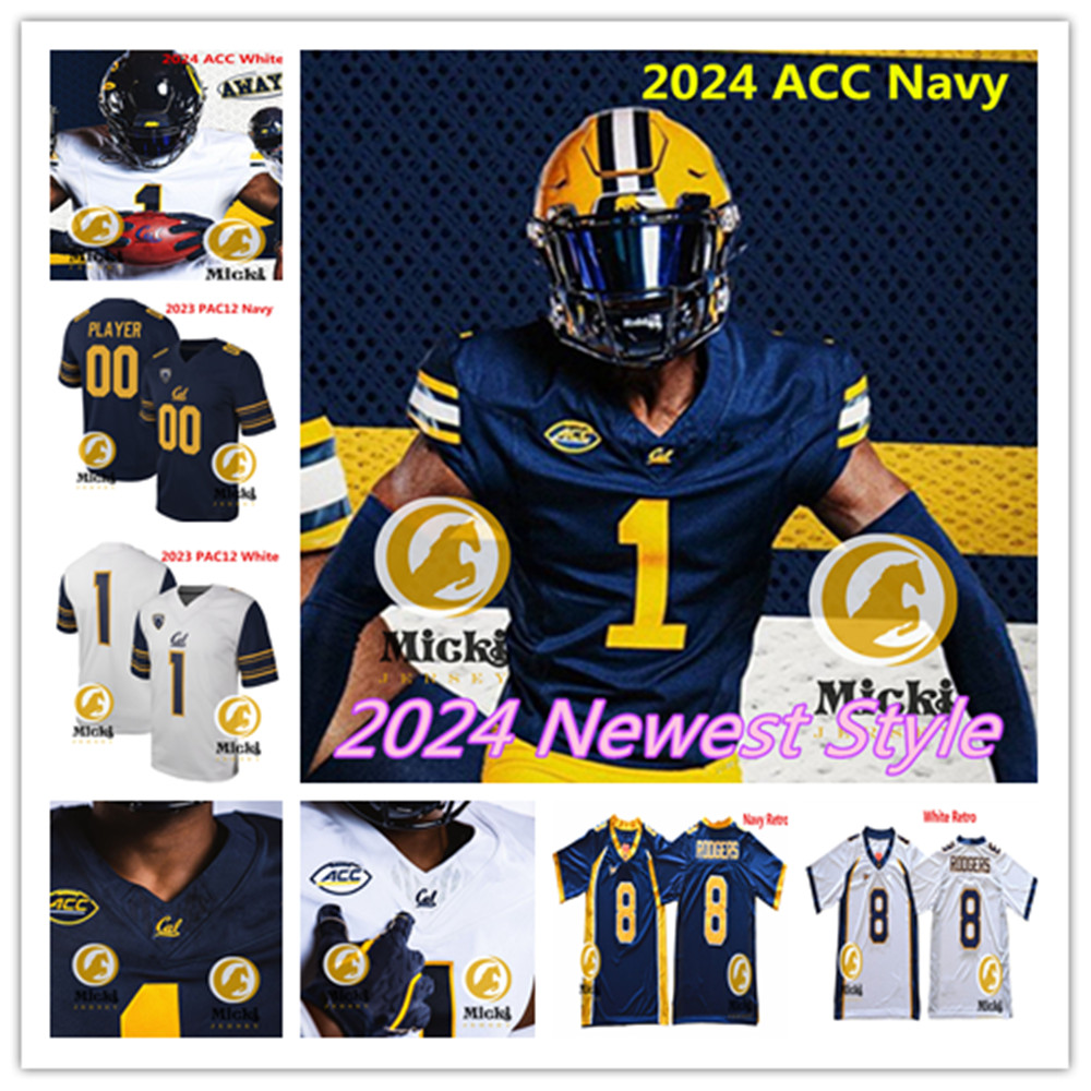 Devin Brown Jaivian Thomas Cal Football Jersey Jaydn Ott Jonathan Brady Cade Uluave Jackson Sirmon Byron Cardwell Chandler Rogers California Golden Bears Jerseys