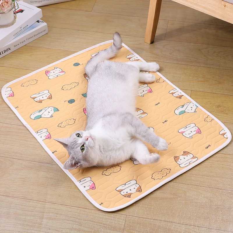 Summer cooling dog cat sleep mat kennel latex mat cold silk ice mat pet mat X250412