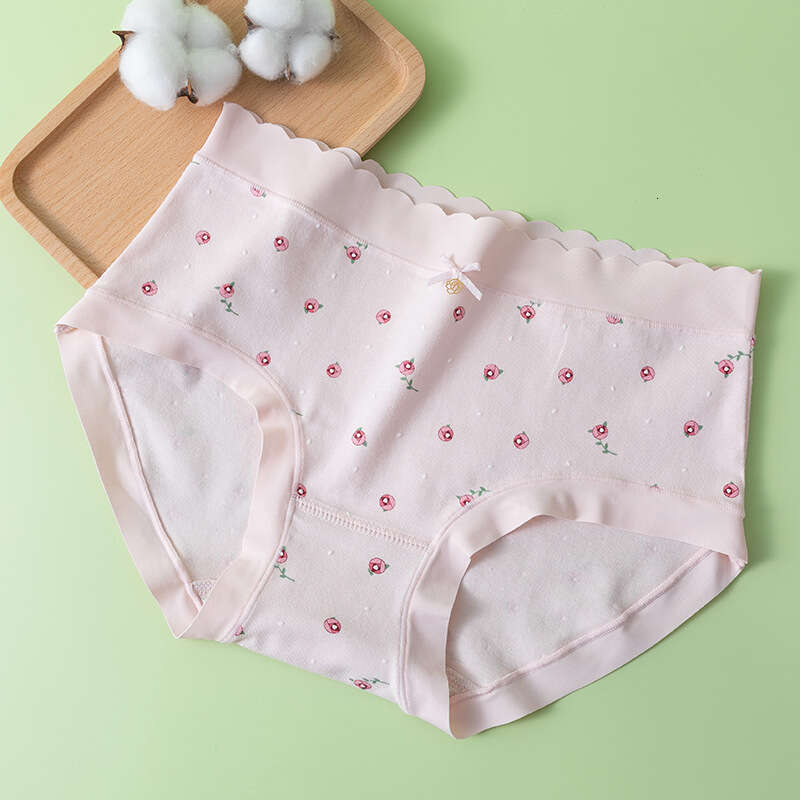 Sweet Lovely Made of Pure with Bow Print Girls, Seamless Underwear Women, and Cotton for Women Underwears Woman Lingerie Calzoncillos Panties Underwea
