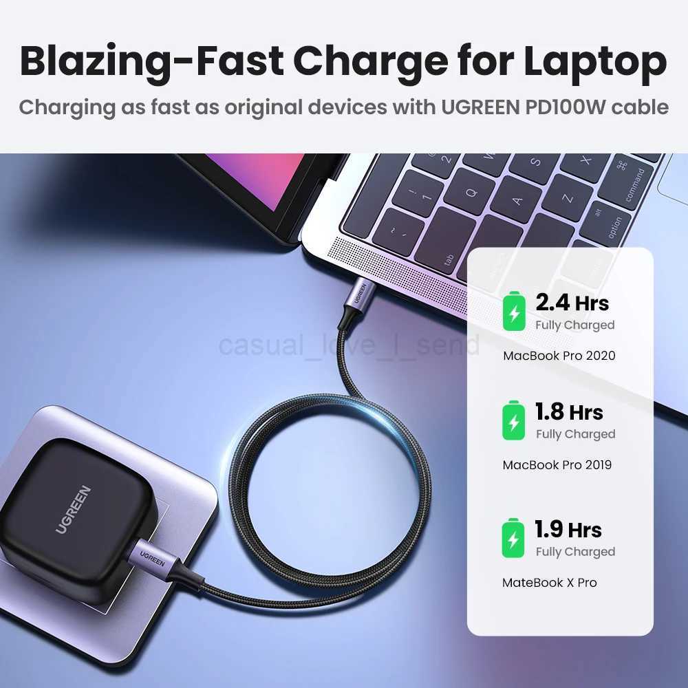 UGREEN 100W USB Type C To USB C Cable For Samsung Galaxy S24 For iPhone 15 Macbook PD Fast Charging Charger 5A Fast USB CCL240719