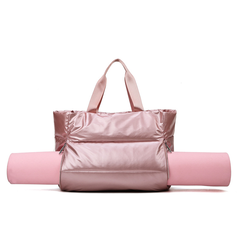 Winter New Large Capacity Shoulder Bag For Space Pad Cotton Feather Down Large Tote Female Handbags Women Waterproof Nylon Bags