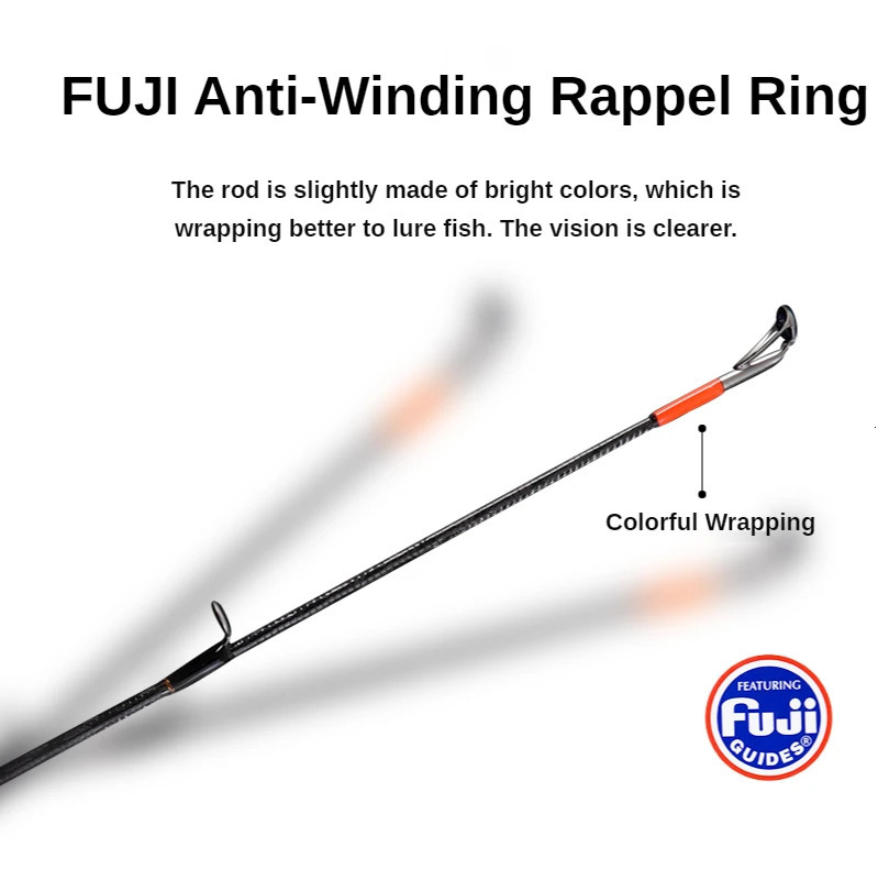 PURELURE TORRENT All Fuji General Lure Rod High Carbon Long Casting Spinning Fishing Alconite Ring Reel Seat 240712
