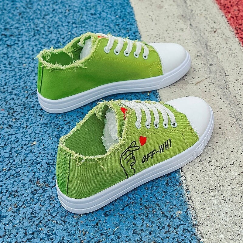 SIGHS Ready Stock 35-40 cheap sports shoes Little 2021 Women's White Canvas New Summer Pelar Korea Version Compatible