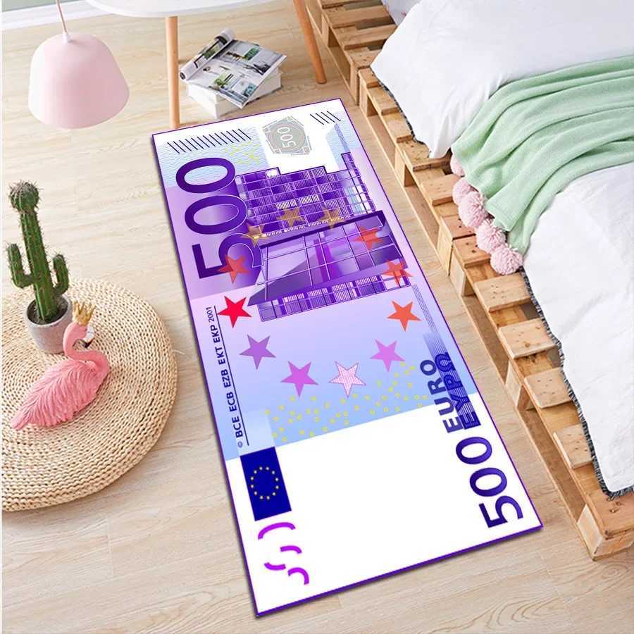 Floor Mat Creative USA Dollar 3D Bedroom Living Room Hallway Long Strip Carpet Anti-slip Soft Area Rug Home Decoration