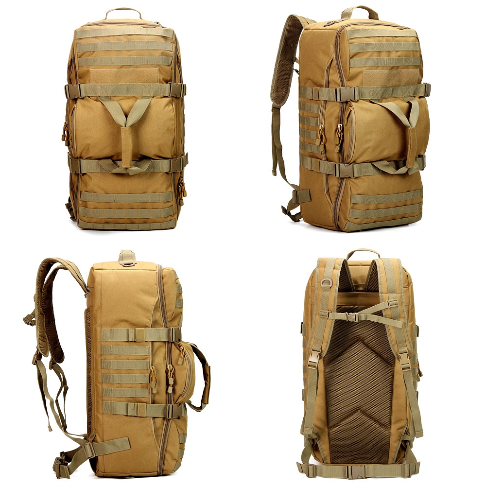 Outdoor Three purpose Multi functional Military Camouflage Backpack Special Warfare Multi functional Large capacity Sports Tactical Backpack