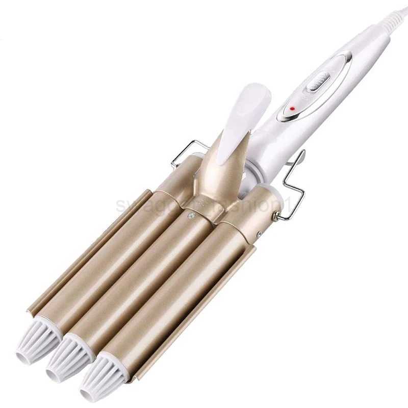 Three Barrels Curling Wand Professional Hair Curler Long Lasting Styling Wave Curling ToolB240719
