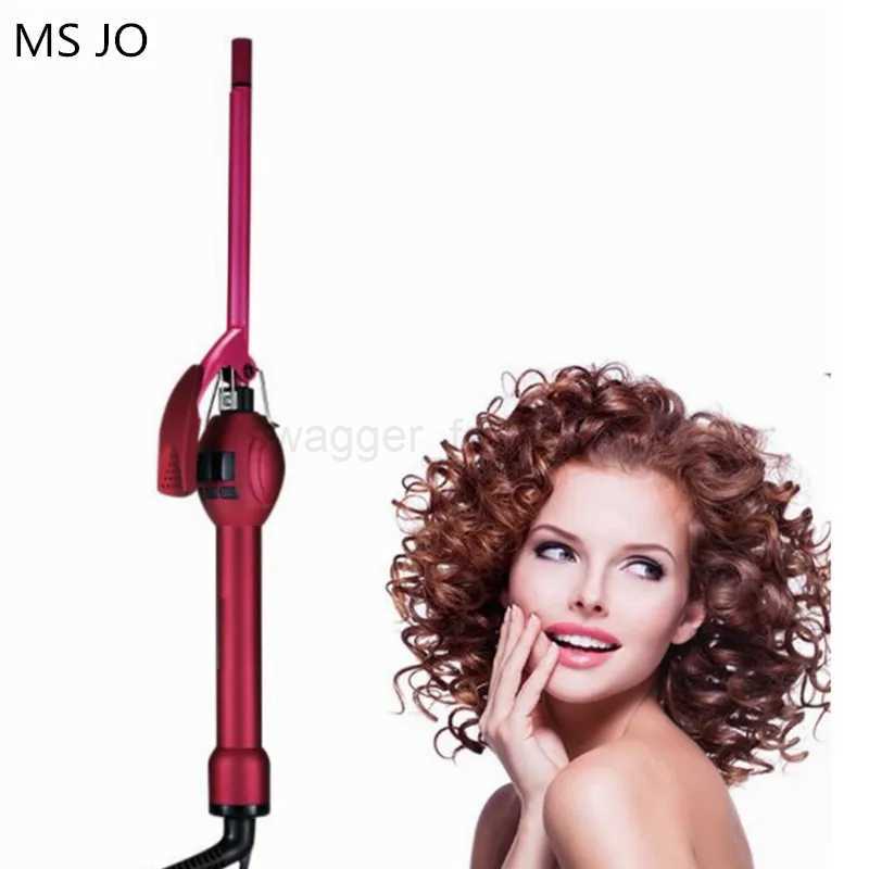 professional 9mm Curling Iron Hair Curler Pear Flower Wand Roller Waver LCD Display Beauty Styling ToolsB240719
