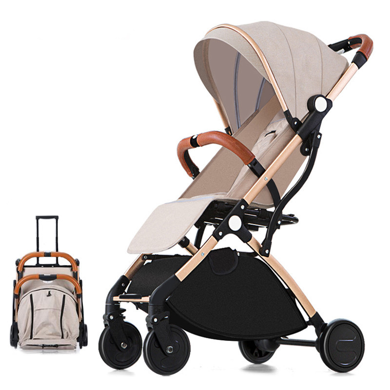 Tianrui baby stroller mini stroller can sit and lie down light and convenient folding baby umbrella stroller fourwheel childrens stroller