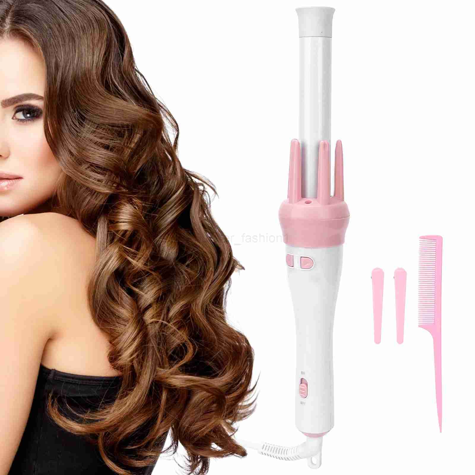 Curling Iron Hair Curler Professional Ceramic Curling Iron Automatic 360 Rotating Hair Curler Electric Curling Wand 110240VBz240719