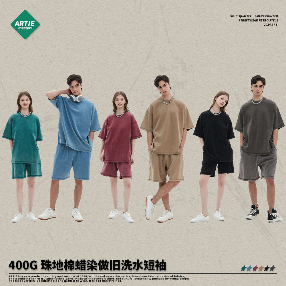 New Merchandise Summer Spring Casual Slim Streetwear O-neck Crop Tops Brushed Pure Cotton Stripe Round Neck Slim-fit Women's T Shirt Clothes Grap