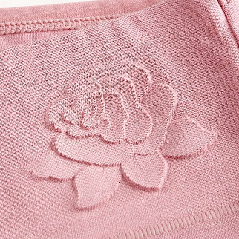 Pure Cotton Triangle Pants Embossed Postpartum High Waisted Abdominal Large Size Underwear Calecon Lingerie Underwears Woman Women Underwear Calzoncil