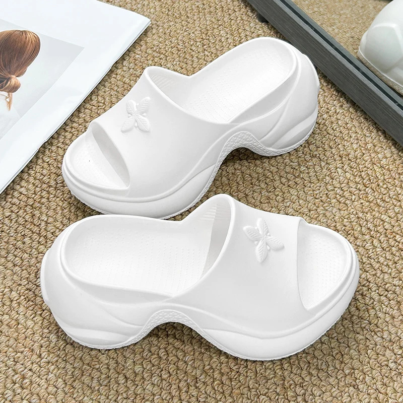 Wedge Slider Womens Platform Sandals Fashion High Sole Womens Summer Slider Eva foam Womens Babouche Red Shoe Slider 240719
