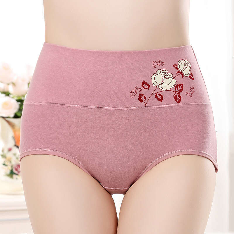 Pure Cotton Triangle Pants, Printed Underwear, Postpartum High Waisted Abdominal Underwear for Women Women Underwear Panties Lingerie Underwear Women 