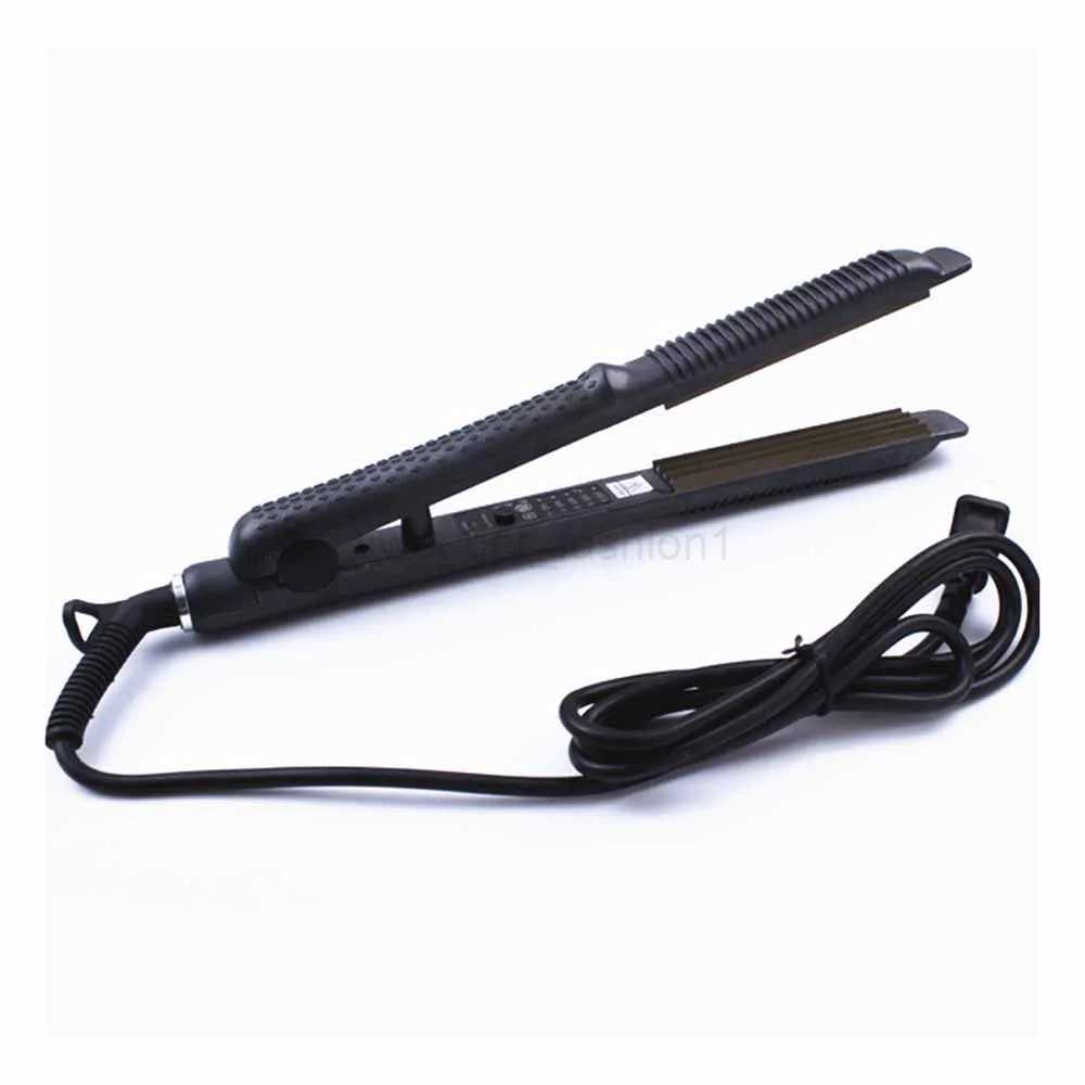 Corrugated Hair Curler Fast Heating Curling Iron Electric Hair Crimper Corrugation Flat Iron Corn Perm Splint Wave Styling ToolsB240719