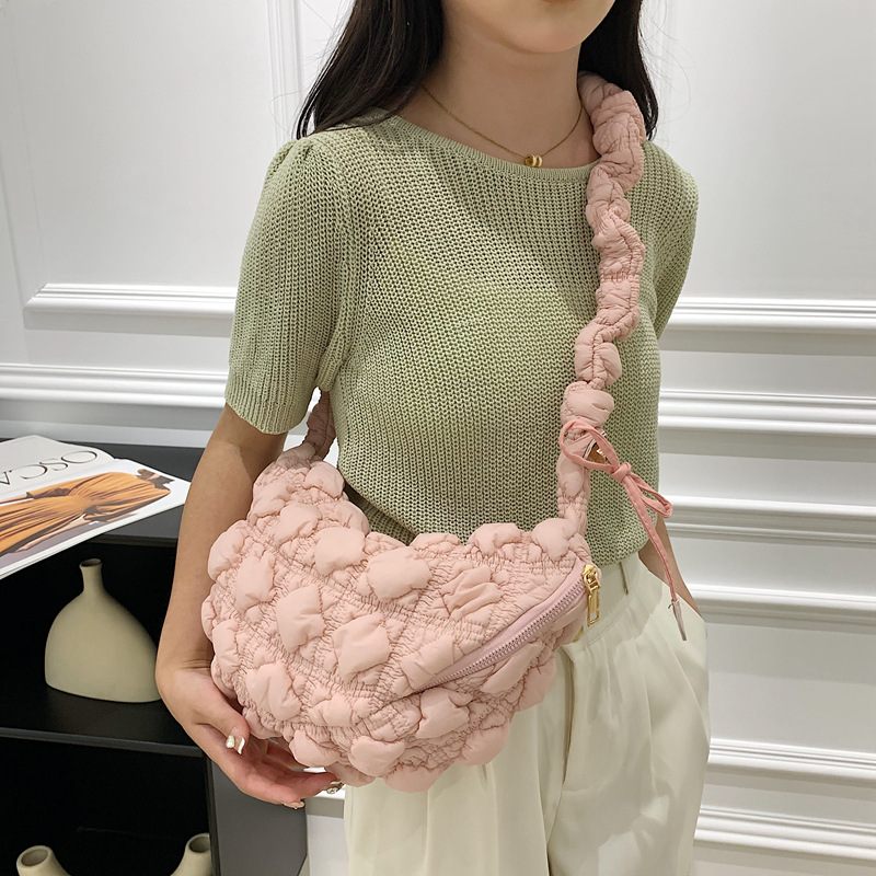 Cloud Bags For Women Designer Luxury Pleated Handbags Ladies Messenger Shoulder Crossbody Down Jackets Bag Fashion Purse
