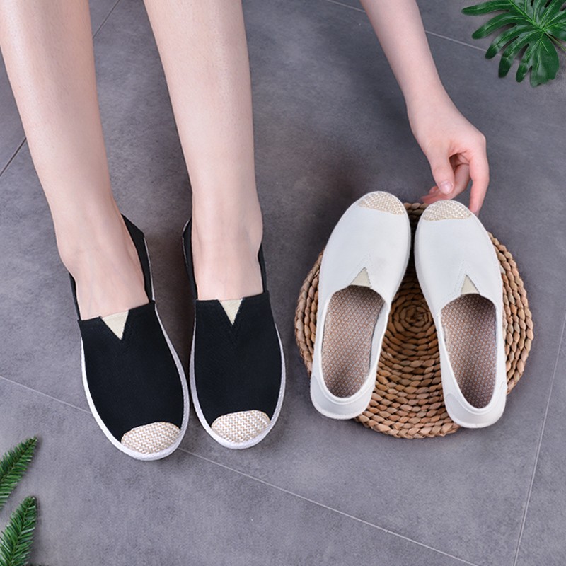 2023 Women's Summer Mesh Breathable Flat Shoes Ladies Comfort Light Sneaker Soc Women Slip on Loafers atillas Muje ac5e