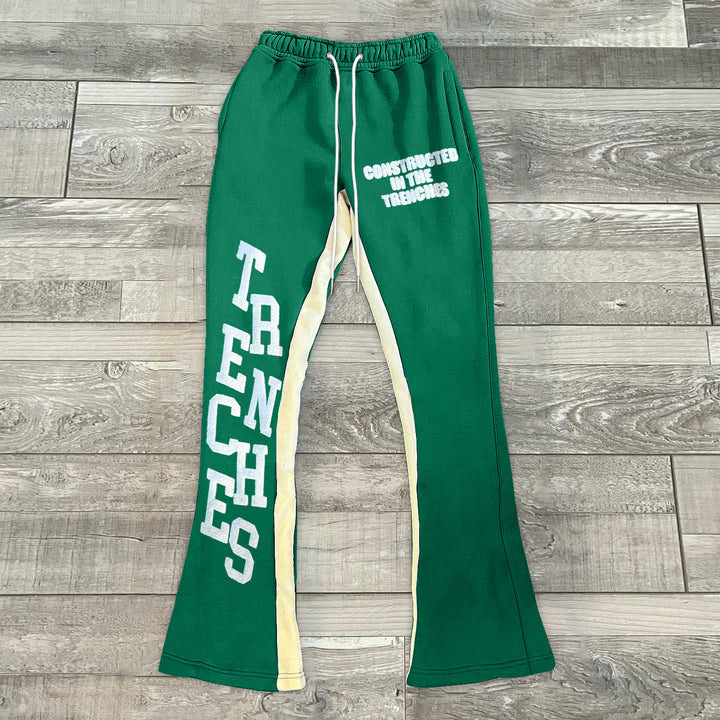 Y2K Vintage Streetwear Track Pant Women Harajuku Wide Leg Sweatpants Oversize Letter star Print Joggers Trousers Straight-legged 240428